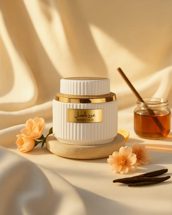 20250424_1543_Honey Oud Elegance_remix_01jsm0j4fcfjp9w5e24n4a605e copy Oud with Honey Incense